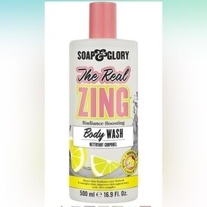 Soap & Glory The Real Zing Radiance Boosting Body Wash  Citrus Scented
